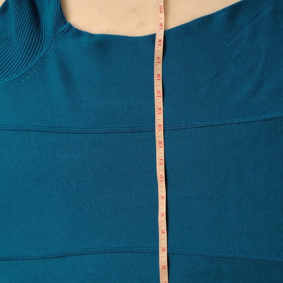 Vintage Vicky Tiel Retro tiel button split collar  sweater Dress.  Sz XL - Picture 9 of 11